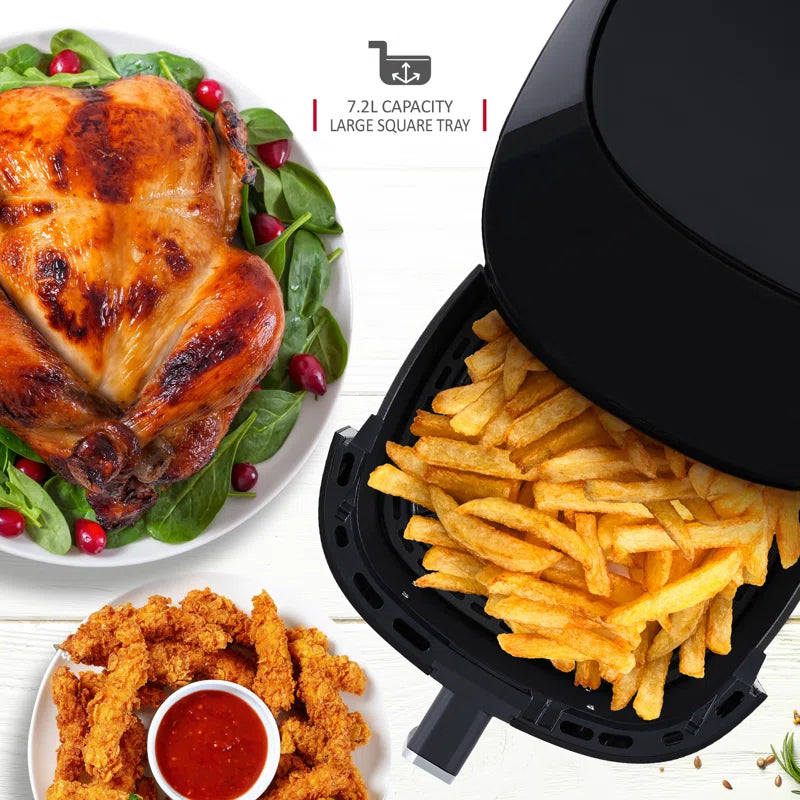 7.2L Digital Air Fryer with 60 Minute Timer - 1800W