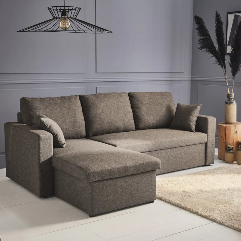 Narcisco 3 Seater Modular Corner Sofa Bed with Storage
