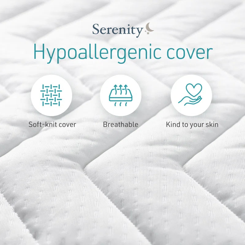 Adamine Serenity Coil Spring and Comfort Foam Hybrid Mattress