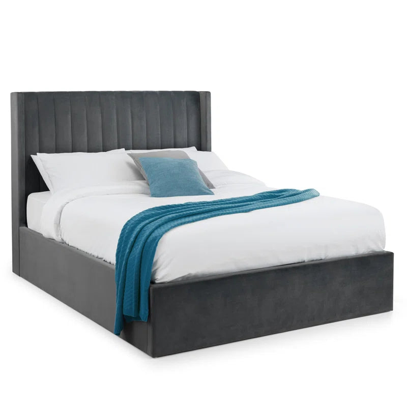 Bozrah Double (4'6) Upholstered Ottoman Bed with Mattress