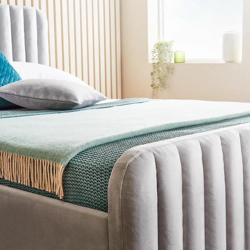 Comacho Upholstered Ottoman Storage Bed with Mattress