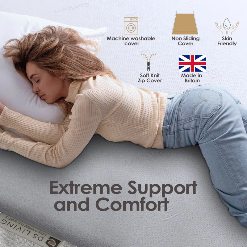Pureflex Luxury Memory Foam Mattress 8 Inch 20 Cm Deep