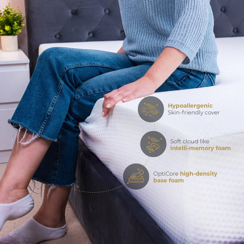 Pureflex Luxury Memory Foam Mattress 8 Inch 20 Cm Deep