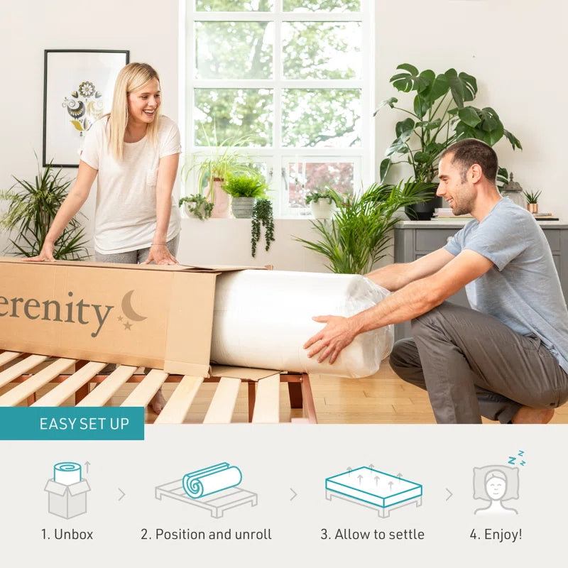 Adamine Serenity Coil Spring and Comfort Foam Hybrid Mattress