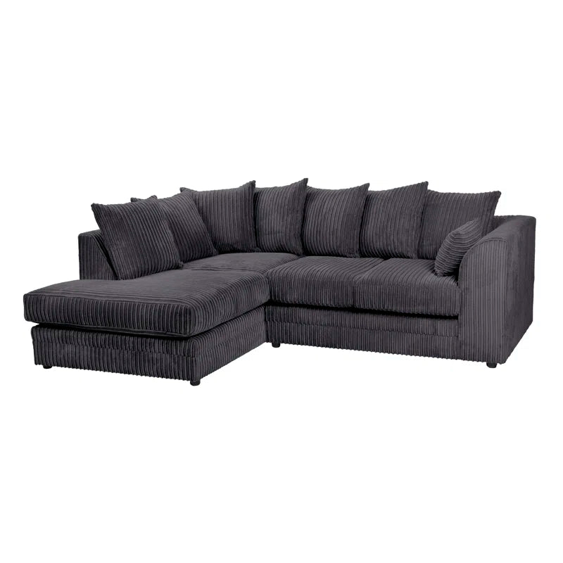 Moana 3 - Piece Upholstered Corner Sofa Chaise with Ottoman