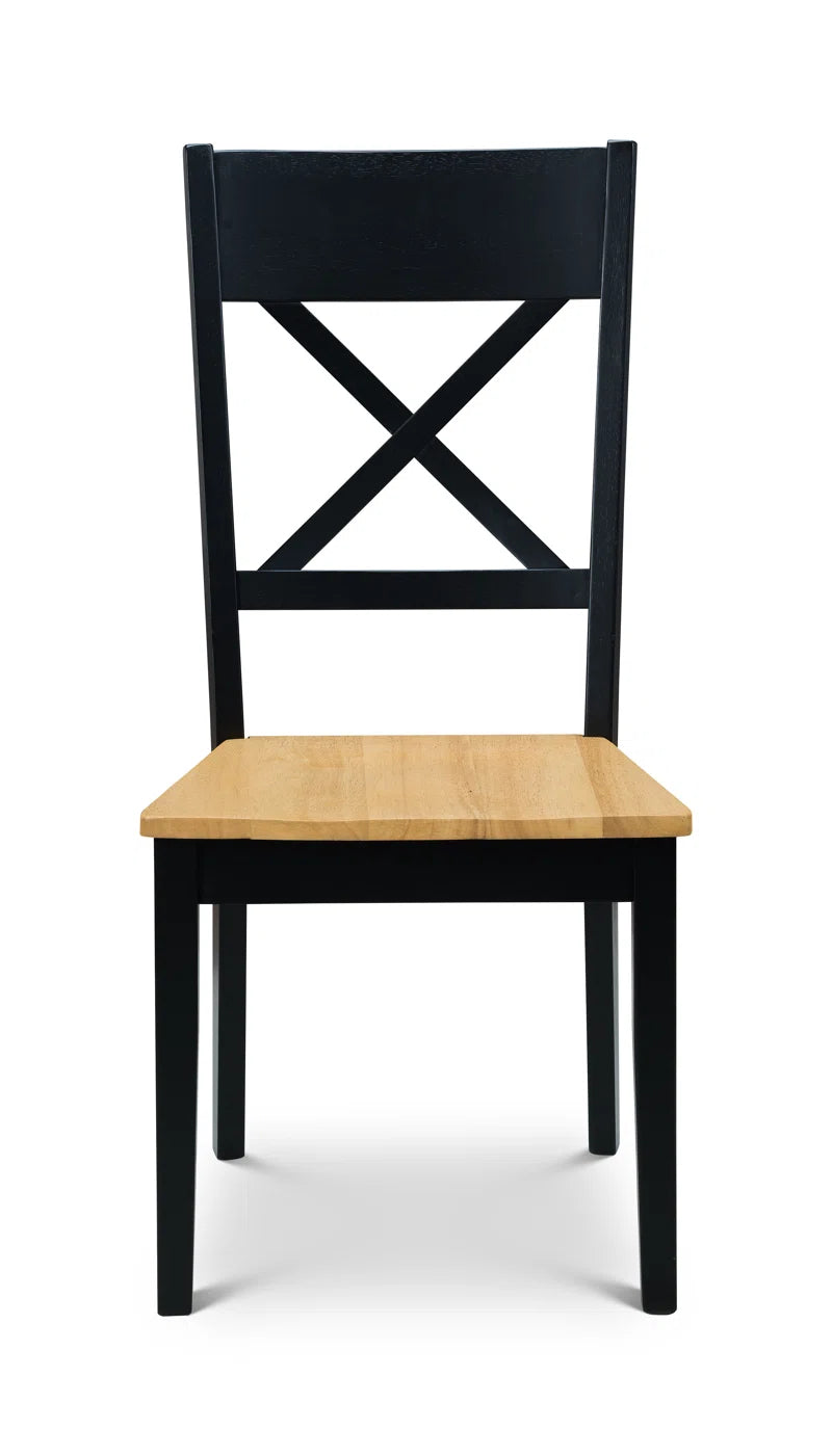 Mulford 6 - Person Rubberwood Solid Wood Dining Set
