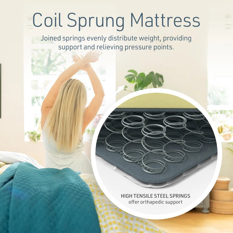 Adamine Serenity Coil Spring and Comfort Foam Hybrid Mattress