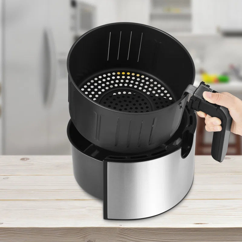 7L Large Air Fryer, Family Size Hot Air Fryer 1800W Digital Touchscreen with 10 Presets, Removable Basket, Timer & Temperature Control for Oil Free & Low Fat Healthy Cooking