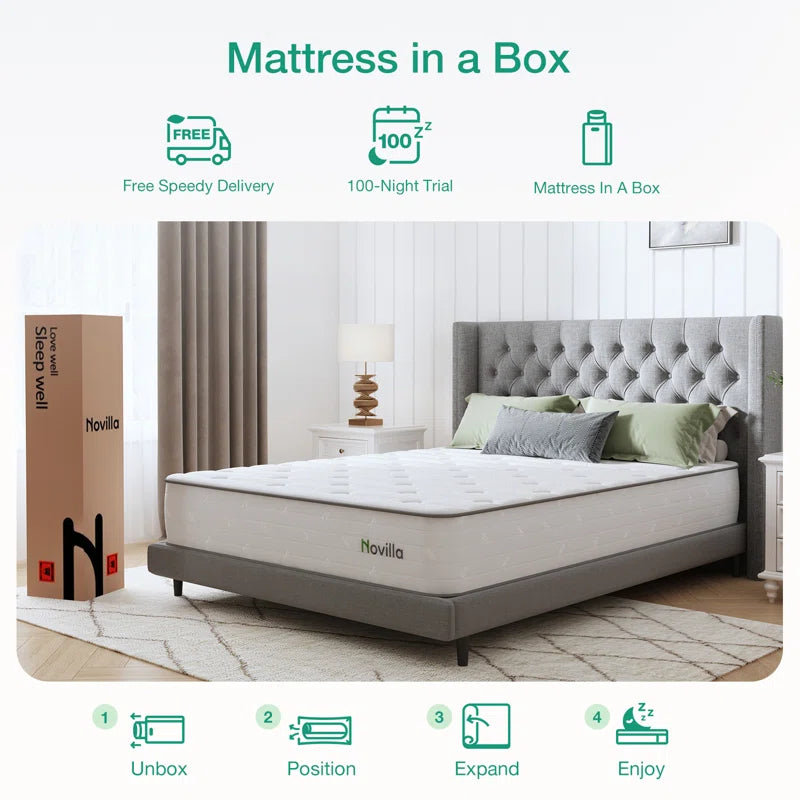 25Cm Ortho Memory Foam Pocket Sprung Mattress