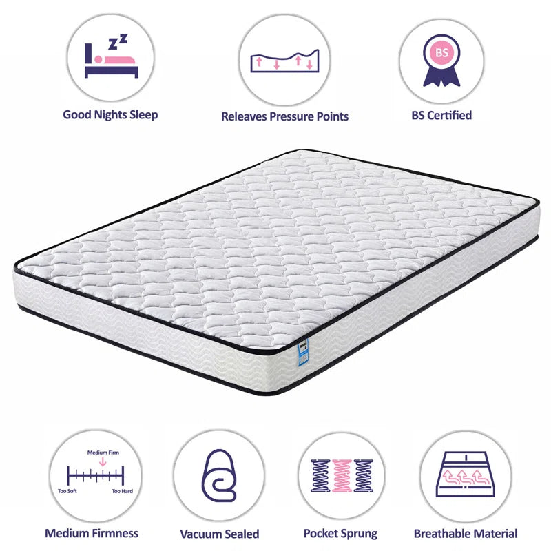 Edgehill Upholstered Ottoman Storage Bed with Mattress
