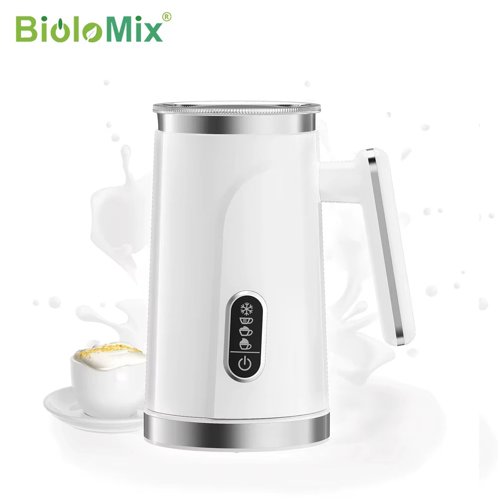 Electric 4 in 1 Automatic Hot and Cold Milk Frother Warmer for Latte, Foam Maker, Hot Chocolates, Cappuccino