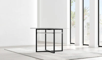 Adler Concrete Effect round Dining Table Set with Shelf & 4 Luxury Modern Velvet Dining Chairs