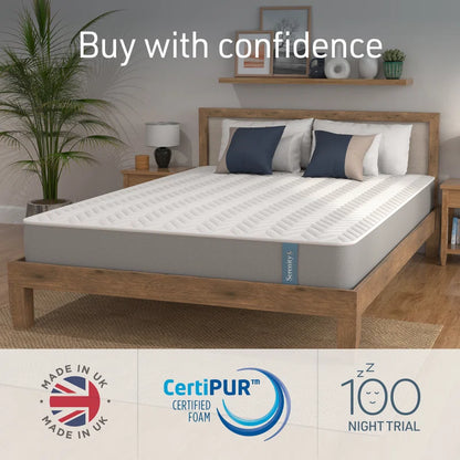 Adamine Serenity Coil Spring and Comfort Foam Hybrid Mattress