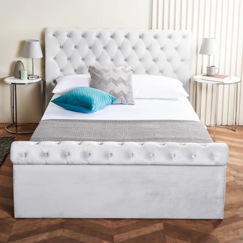 Edgehill Upholstered Ottoman Storage Bed with Mattress