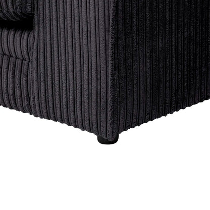 Moana 3 - Piece Upholstered Corner Sofa Chaise with Ottoman