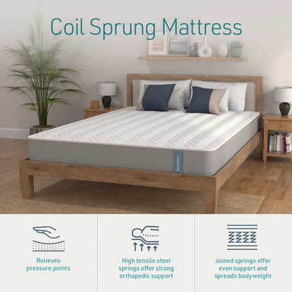 Adamine Serenity Coil Spring and Comfort Foam Hybrid Mattress